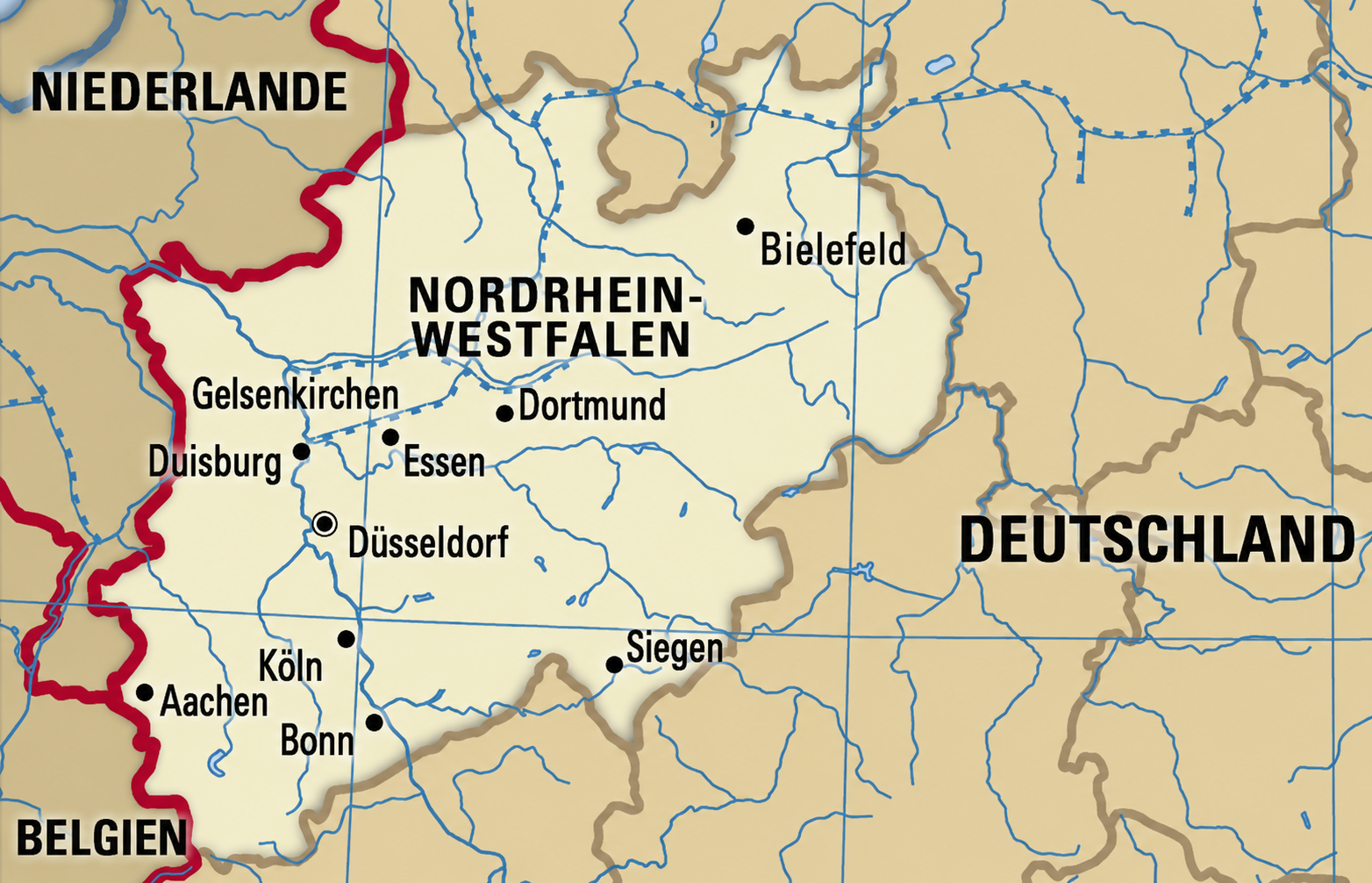 Einsatzgebiet Nordrhein-Westfalen